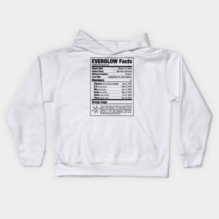 EVERGLOW Kpop Nutritional Facts Kids Hoodie